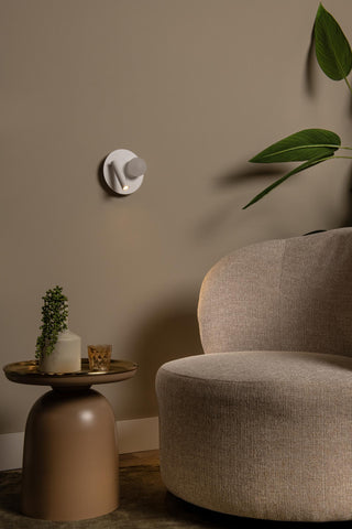 MATIZ - Bed light / Wall light - Ø 16.5 cm - LED - 3000K - With USB charging point - White