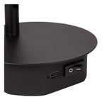 JOLIJN - Lampe de chevet / Applique murale rechargeable - Batterie/Pile - Ø 10,2 cm - LED - 1x2W 3000K - Magnétique - Noir