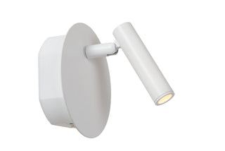JOLIJN - Oplaadbare Bedlamp / Wandlamp - Accu/Batterij - Ø 10,2 cm - LED - 1x2W 3000K - Magnetisch - Wit