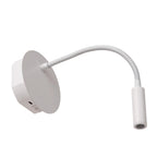 JOLIJN - Rechargeable bed light / wall light - Battery - Ø 11 cm - LED - 1x2W 3000K - Magnetic - White
