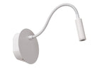 JOLIJN - Rechargeable bed light / wall light - Battery - Ø 11 cm - LED - 1x2W 3000K - Magnetic - White