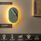 CARMINO - Applique murale - LED - 2700K - Vert | Essential