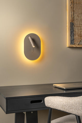 CARMINO - Applique murale - LED - 2700K - Taupe | Essential