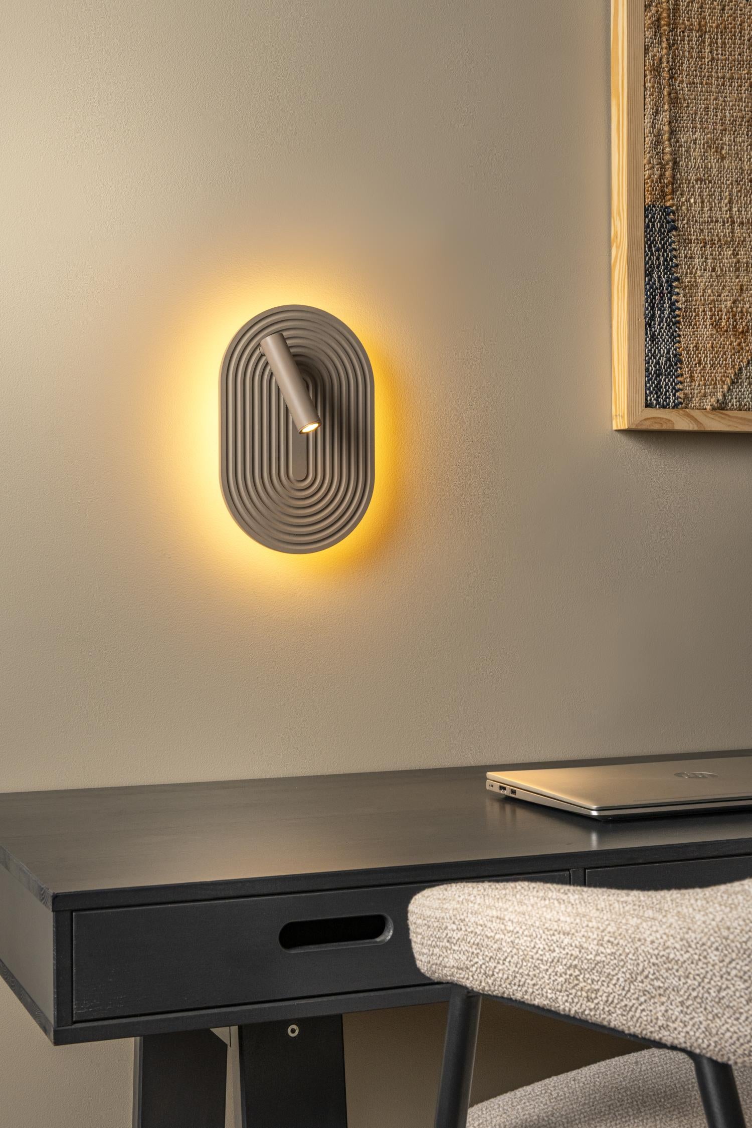 CARMINO - Applique murale - LED - 2700K - Taupe | Essential