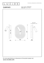 CARMINO - Applique murale - LED - 2700K - Taupe | Essential