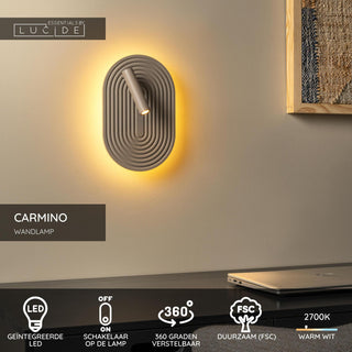 CARMINO - Applique murale - LED - 2700K - Taupe | Essential