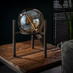 Table lamp Saturn light source old silver - 1-light, 34 cm high
