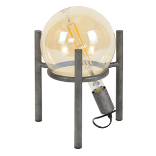 Table lamp Saturn light source old silver - 1-light, 34 cm high