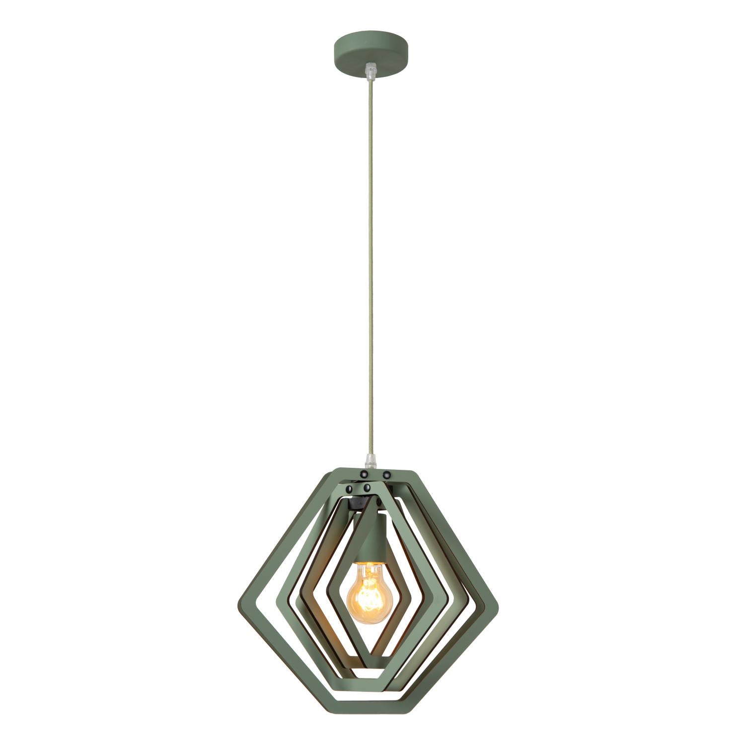 MAURO - Pendant light Children's room - 1xE27 - Green