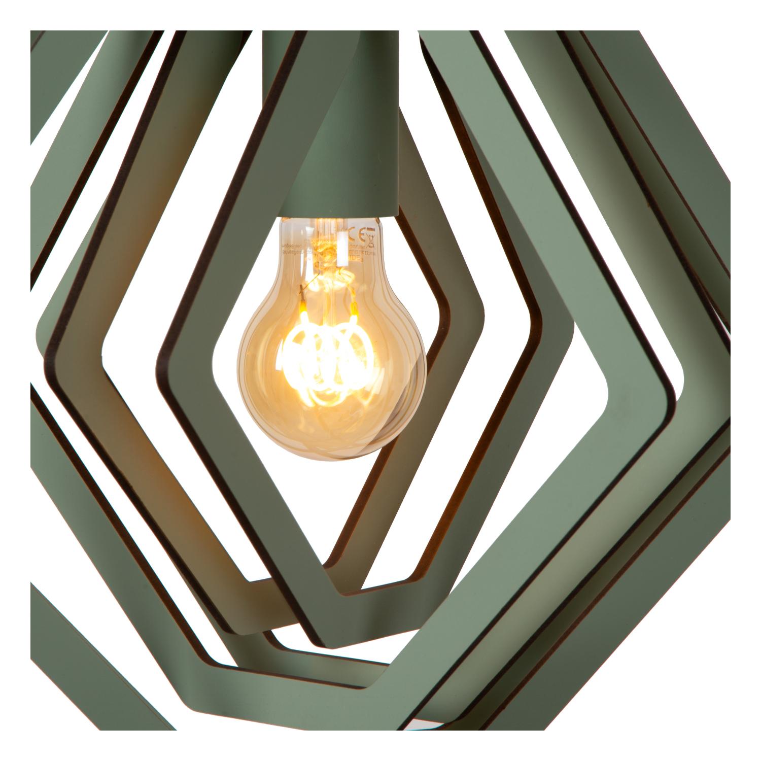 MAURO - Pendant light Children's room - 1xE27 - Green