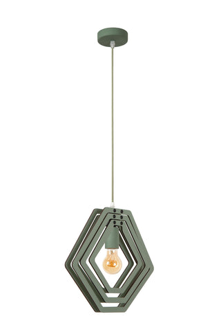 MAURO - Suspension Chambre d'enfant - 1xE27 - Vert