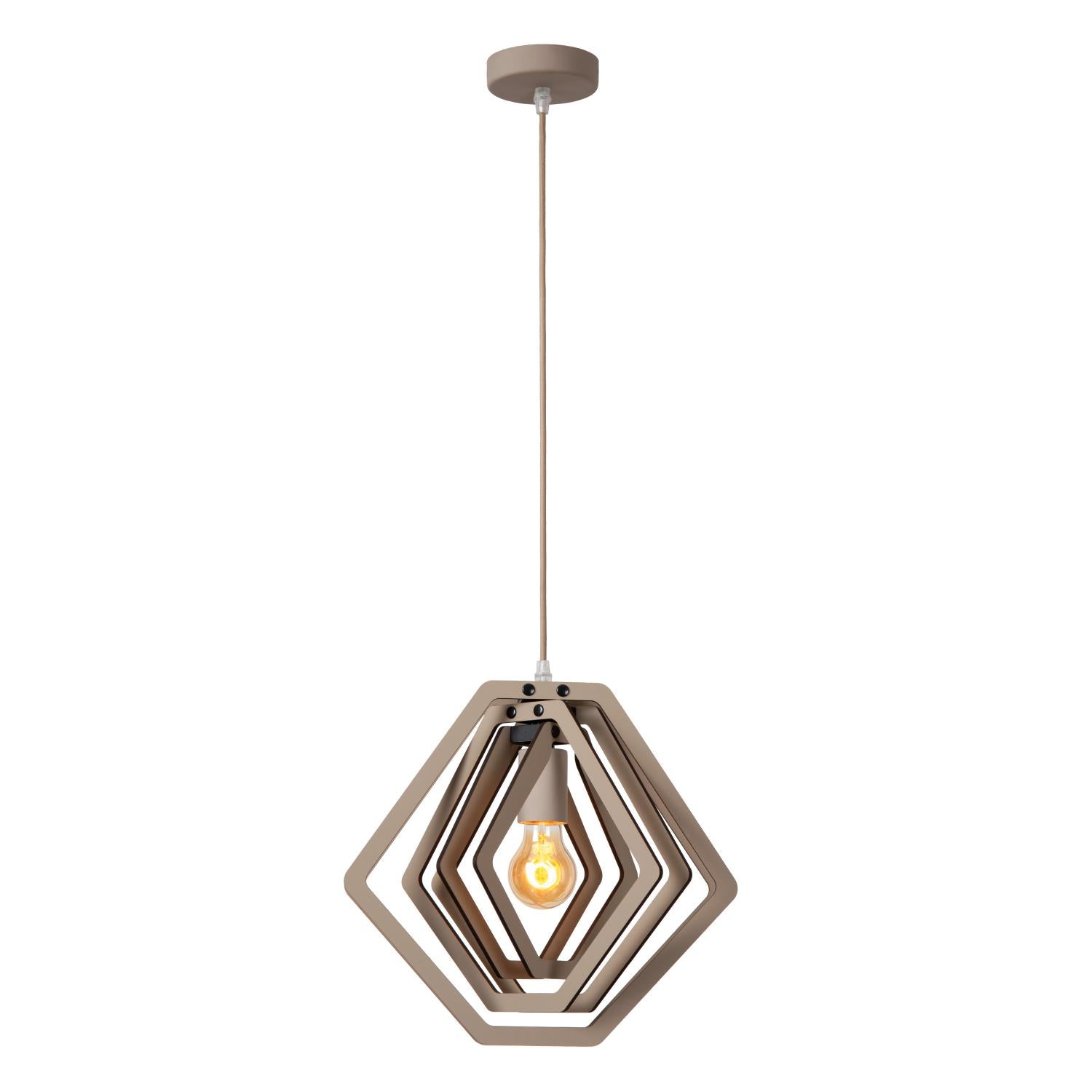 MAURO - Suspension Chambre d'enfant - 1xE27 - Taupe