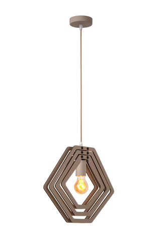 MAURO - Suspension Chambre d'enfant - 1xE27 - Taupe