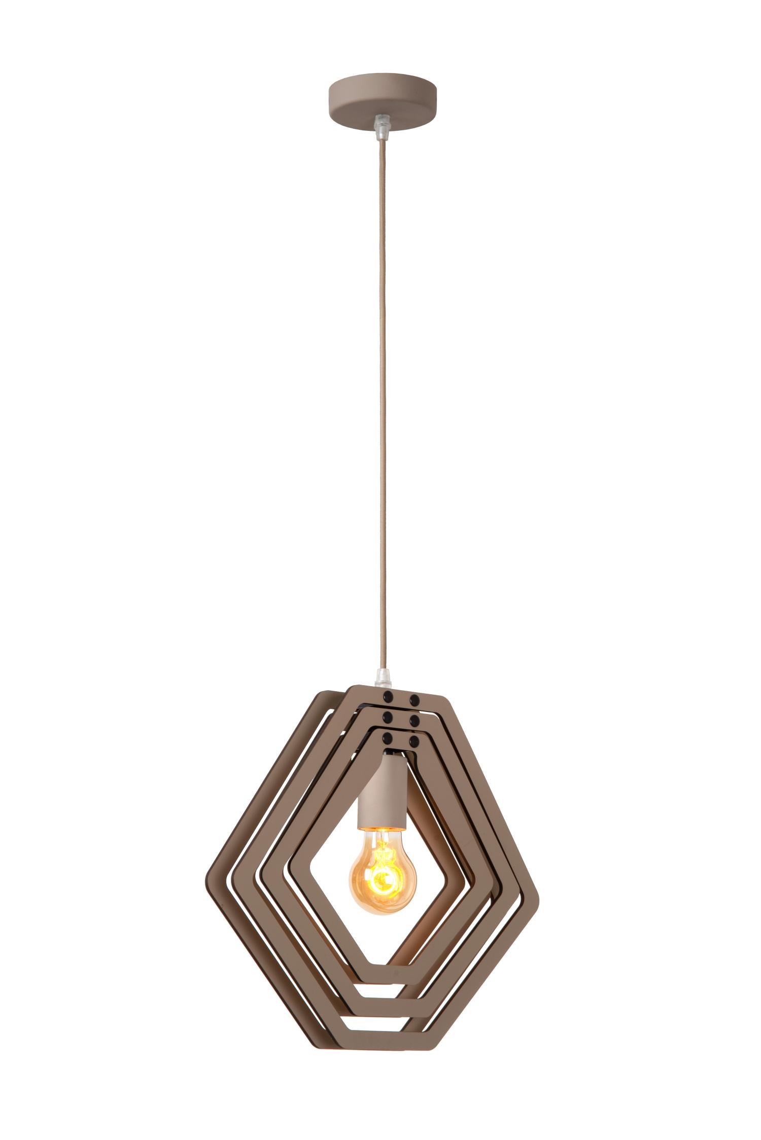 MAURO - Suspension Chambre d'enfant - 1xE27 - Taupe