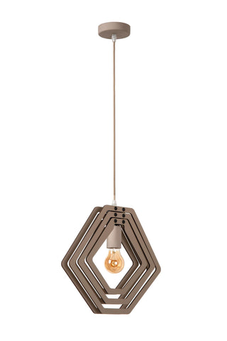 MAURO - Suspension Chambre d'enfant - 1xE27 - Taupe