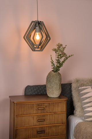 MAURO - Suspension Chambre d'enfant - 1xE27 - Taupe