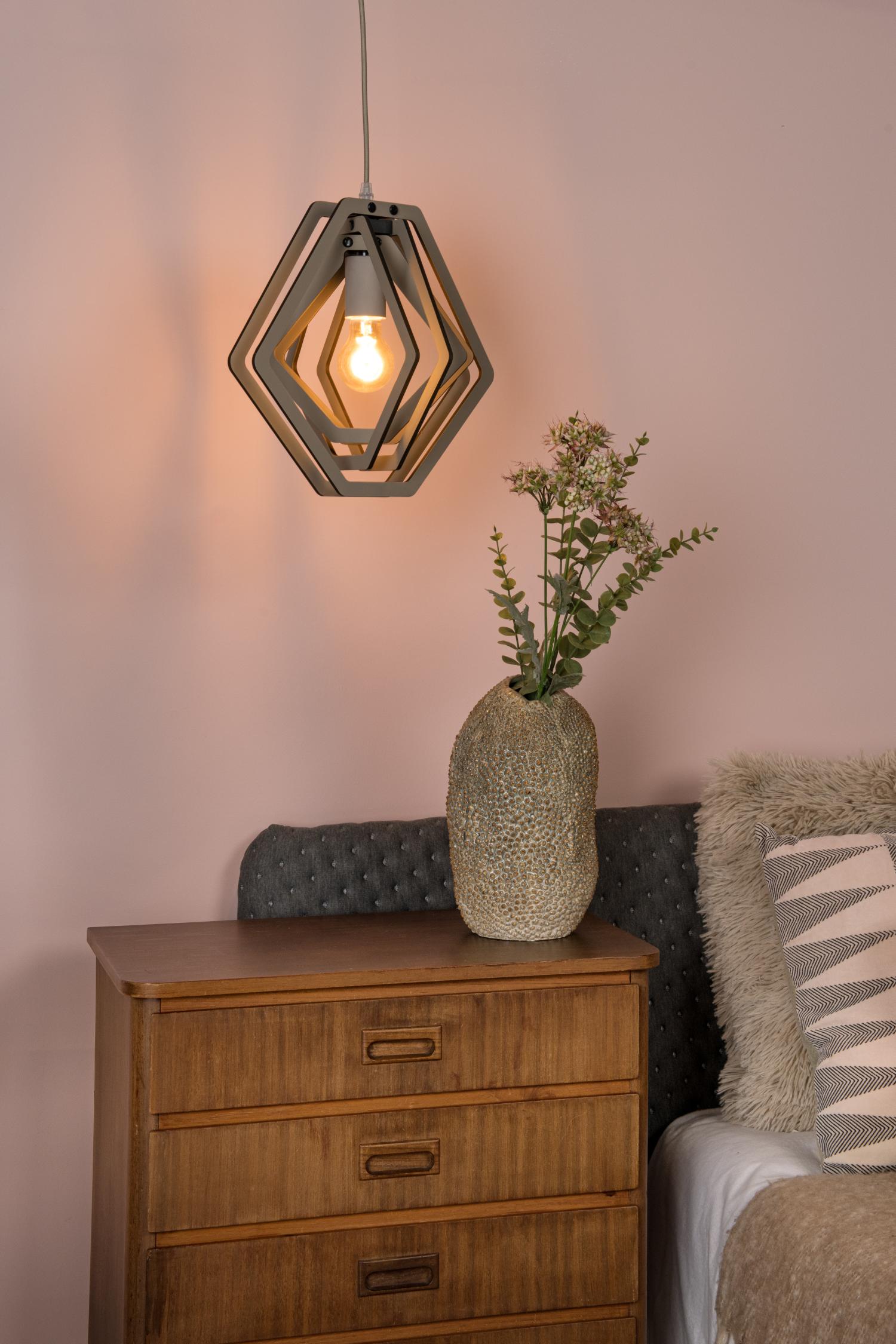 MAURO - Suspension Chambre d'enfant - 1xE27 - Taupe