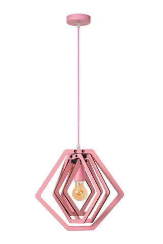 MAURO - Suspension Chambre d'enfant - 1xE27 - Rose