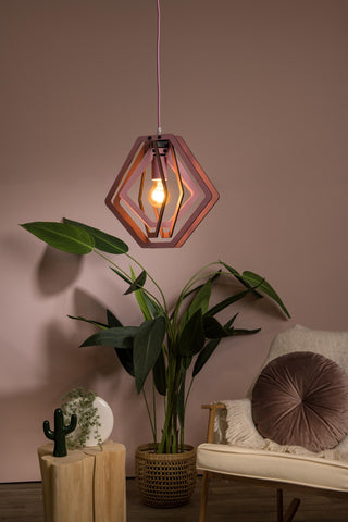 MAURO - Suspension Chambre d'enfant - 1xE27 - Rose