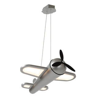 FOKKER - Pendant light Children's room - LED - 1x28W 2500K - Iron grey