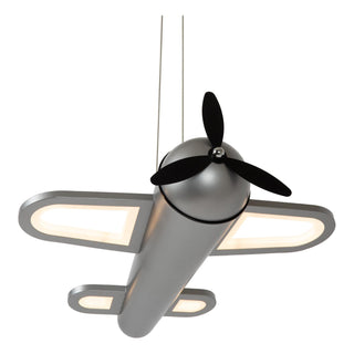 FOKKER - Pendant light Children's room - LED - 1x28W 2500K - Iron grey