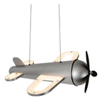 FOKKER - Pendant light Children's room - LED - 1x28W 2500K - Iron grey