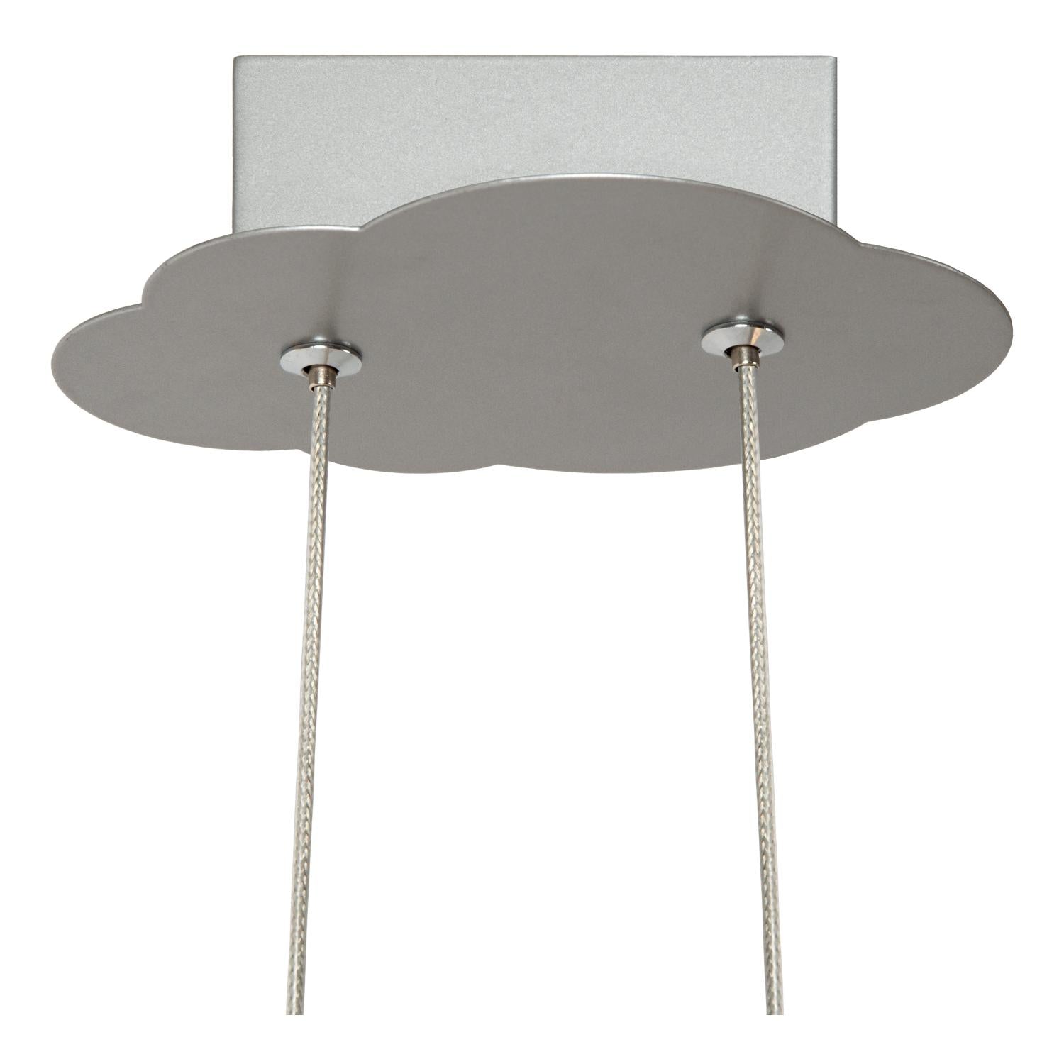 FOKKER - Pendant light Children's room - LED - 1x28W 2500K - Iron grey