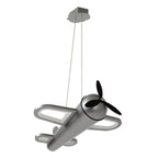 FOKKER - Pendant light Children's room - LED - 1x28W 2500K - Iron grey
