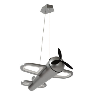FOKKER - Pendant light Children's room - LED - 1x28W 2500K - Iron grey