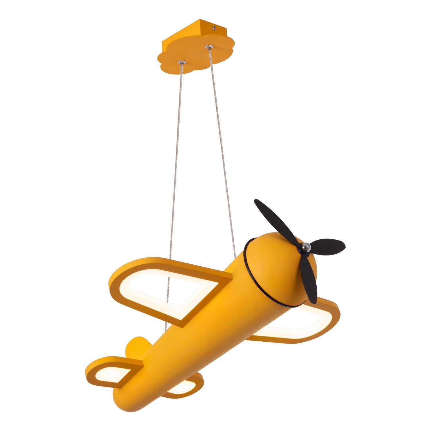 FOKKER - Suspension Chambre d'enfant - LED - 1x28W 2500K - Jaune