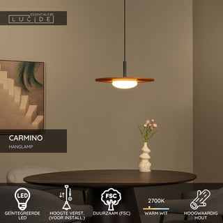 CARMINO - Hanglamp - Ø 38,7 cm - LED - 1x8W 2700K - Terracotta | Essential