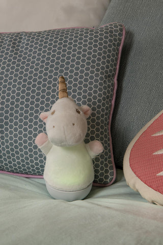 DOLLY - Nachtlamp Kinderkamer - Batterijen - LED - 1x3W 2700K - Met muziekfunctie - Wit