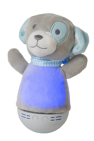 DOLLY - Night light Children's room - Batteries - LED - 1x3W 2700K - With music function - Grey