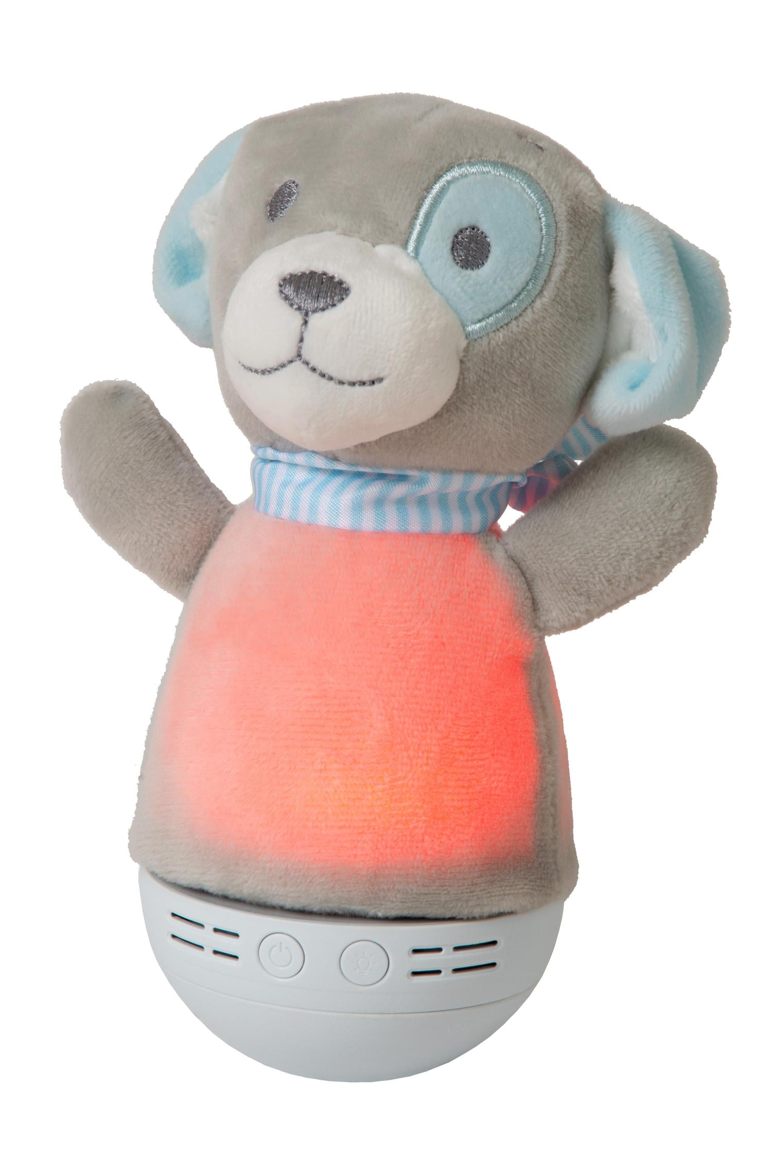 DOLLY - Night light Children's room - Batteries - LED - 1x3W 2700K - With music function - Grey