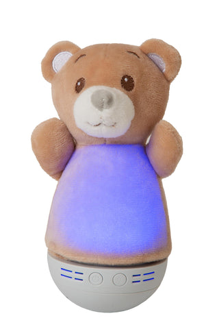 DOLLY - Night light Children's room - Batteries - LED - 1x3W 2700K - With music function - Brown