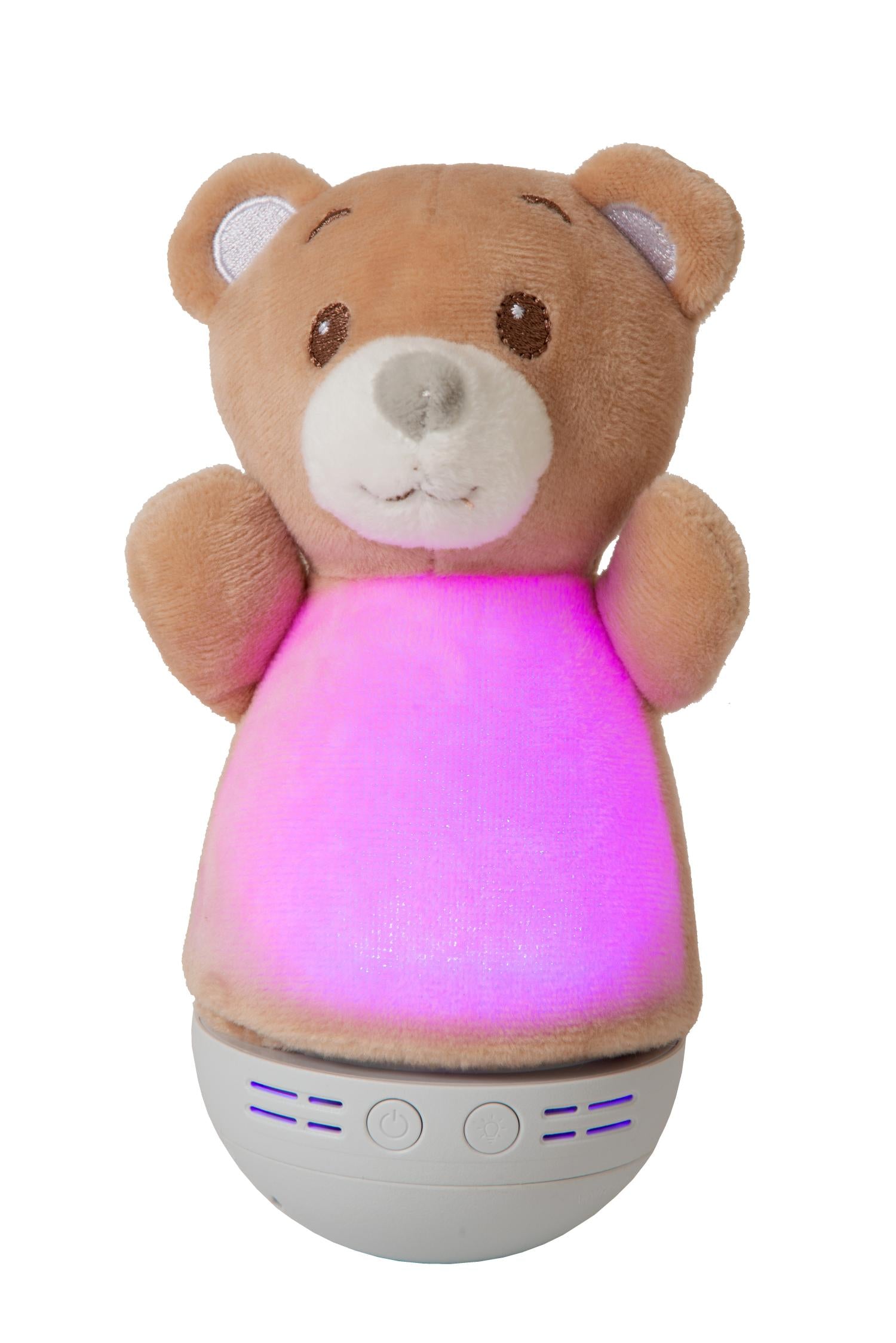 DOLLY - Night light Children's room - Batteries - LED - 1x3W 2700K - With music function - Brown
