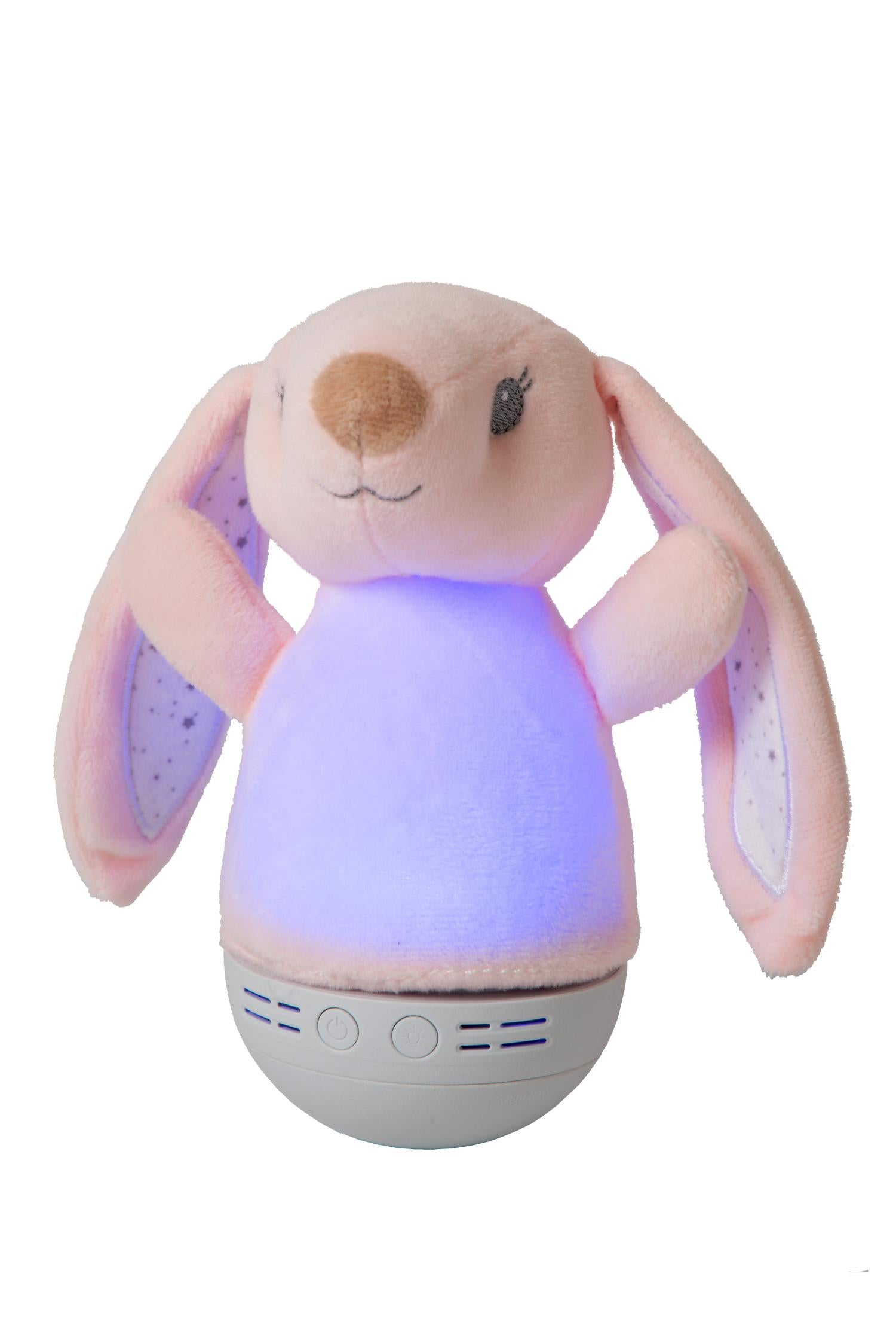 DOLLY - Nachtlamp Kinderkamer - Batterijen - LED - 1x3W 2700K - Met muziekfunctie - Roze