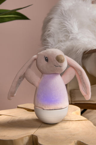 DOLLY - Nachtlamp Kinderkamer - Batterijen - LED - 1x3W 2700K - Met muziekfunctie - Roze