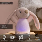 DOLLY - Nachtlamp Kinderkamer - Batterijen - LED - 1x3W 2700K - Met muziekfunctie - Roze