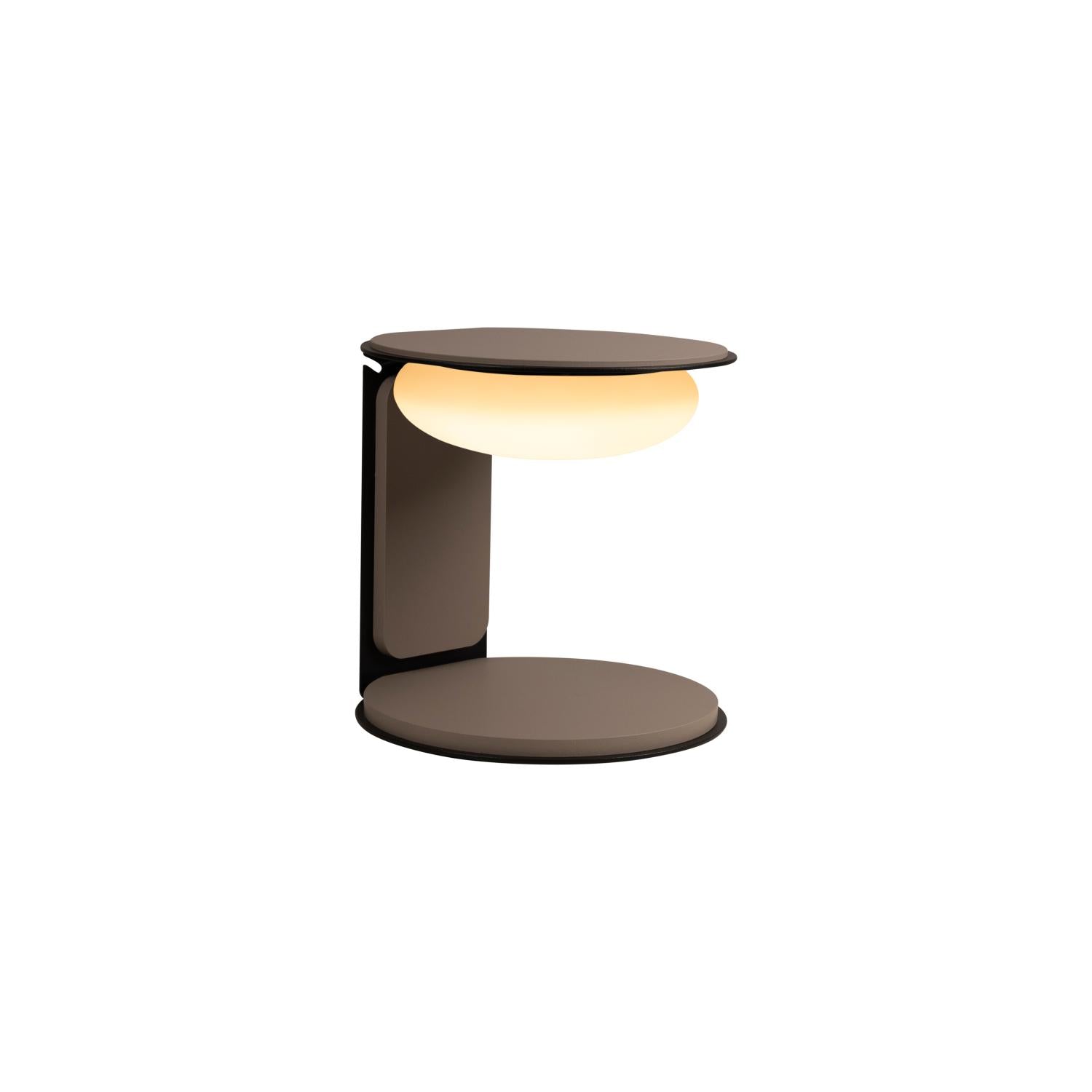 ALINDA - Lampe de table - Ø 20 cm - LED Var. - 1x9W 3000K - Taupe | Essential