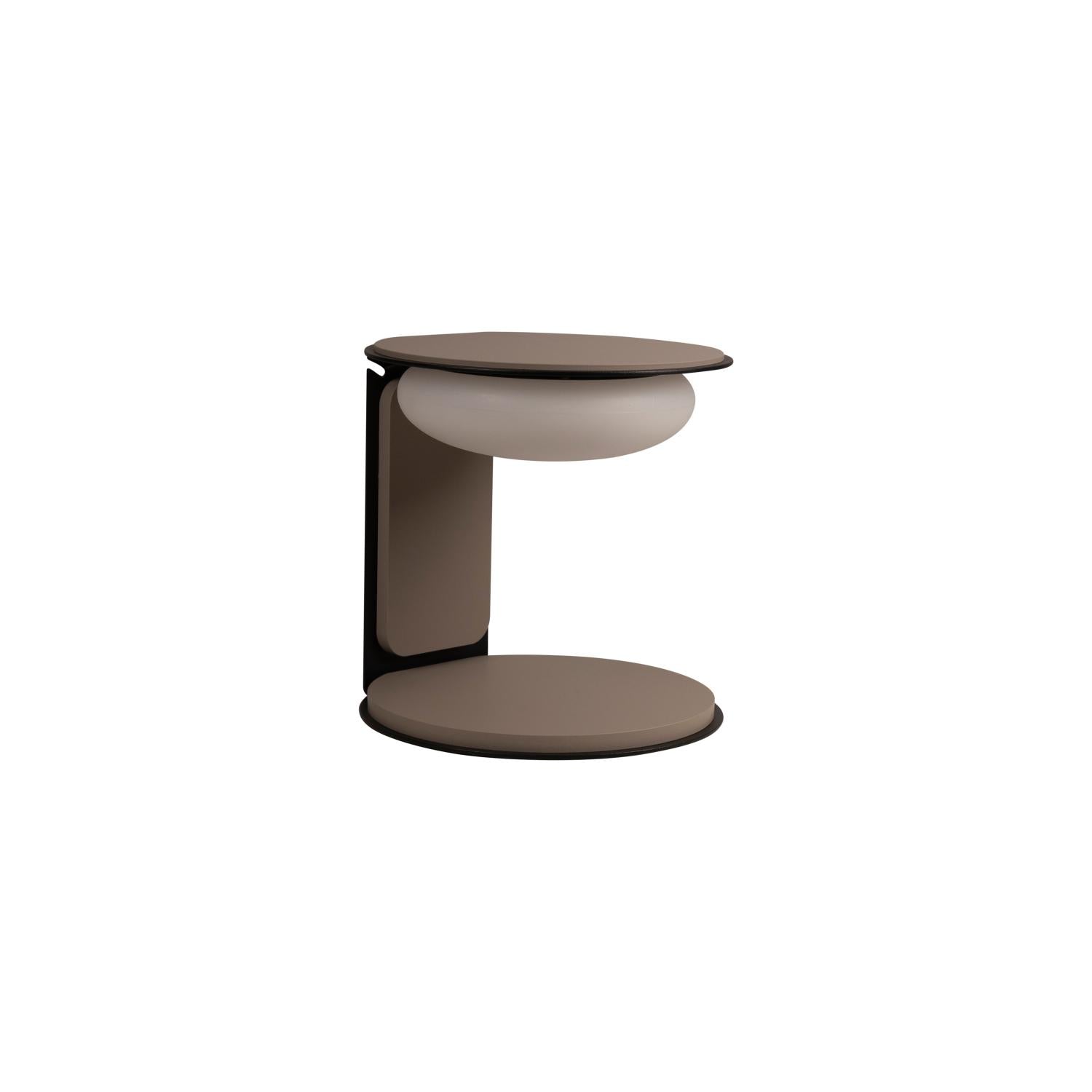 ALINDA - Lampe de table - Ø 20 cm - LED Var. - 1x9W 3000K - Taupe | Essential