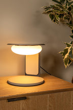 ALINDA - Lampe de table - Ø 20 cm - LED Var. - 1x9W 3000K - Taupe | Essential