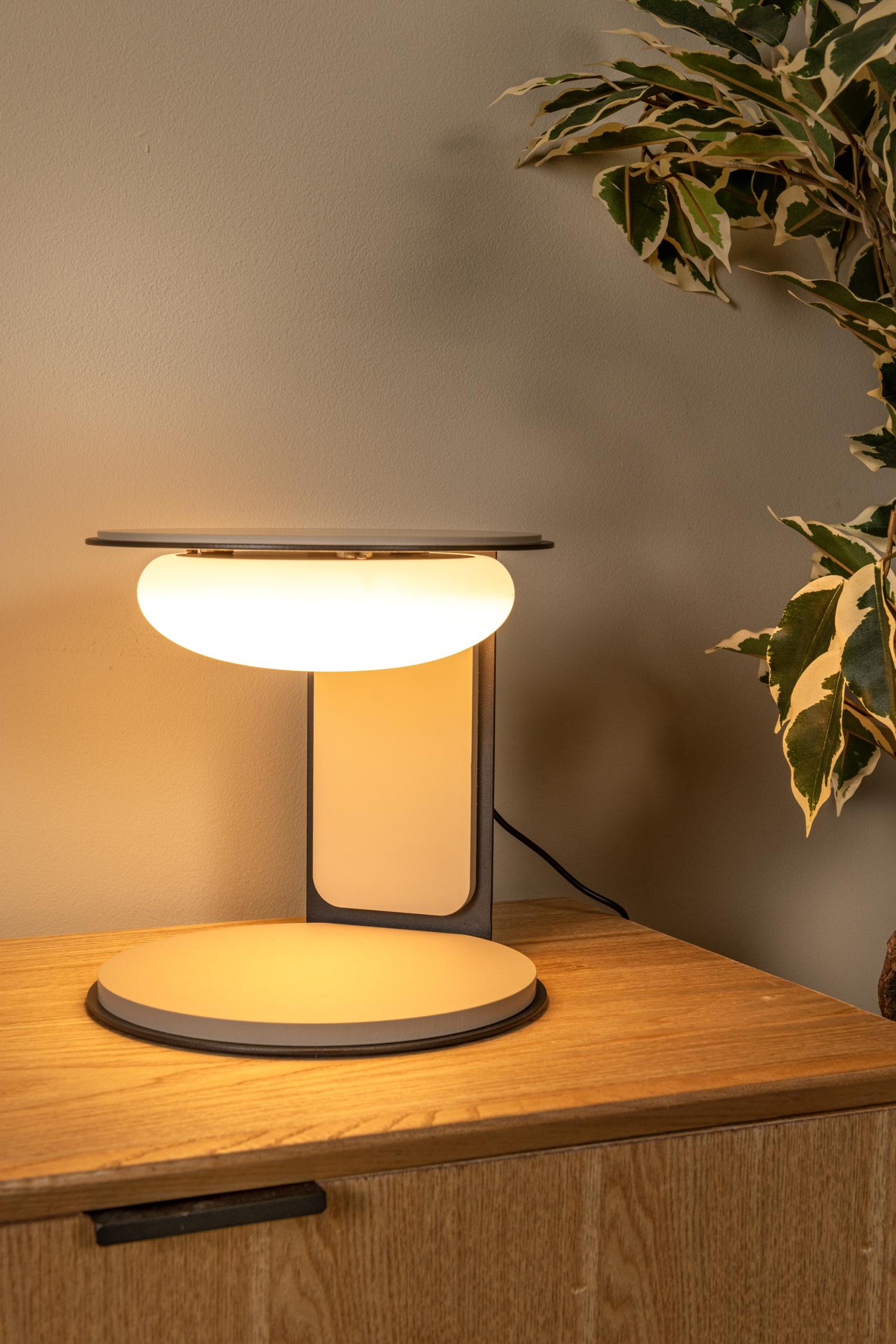 ALINDA - Lampe de table - Ø 20 cm - LED Var. - 1x9W 3000K - Taupe | Essential