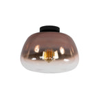 Ceiling lamp Pulse Shaded copper glass - 1-light, diameter 36 cm
