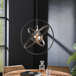 Pendant lamp Galaxy artic black - 1-light, diameter 55 cm