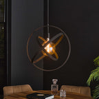 Pendant lamp Galaxy artic black - 1-light, diameter 55 cm