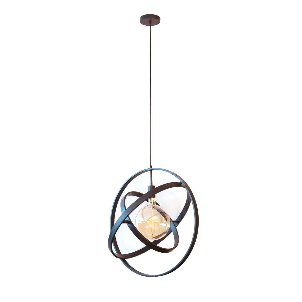 Pendant lamp Galaxy artic black - 1-light, diameter 55 cm