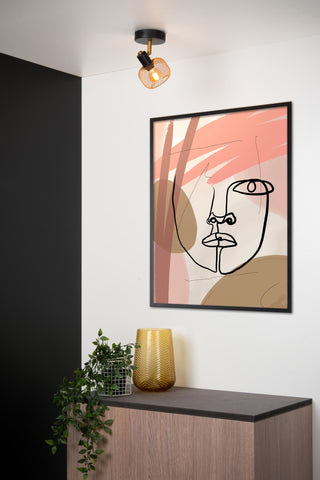 MAREN - Plafondspot - 1xE14 - Mat Goud / Messing