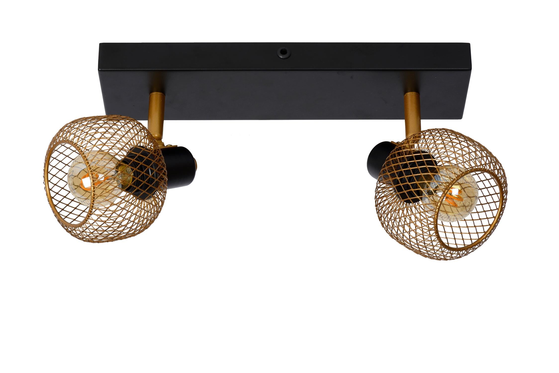 MAREN - Ceiling spot - 2xE14 - Matt Gold / Brass