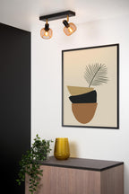 MAREN - Plafondspot - 2xE14 - Mat Goud / Messing